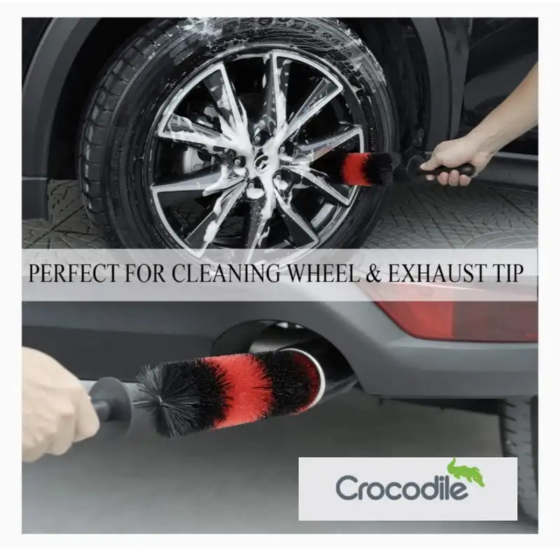 برس رینگ خودرو کروکودیل مدل Rim به همراه اسفنج خودرو