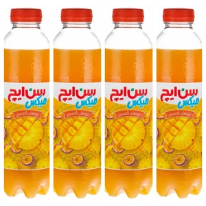 نوشیدنی میکس سن ایچ طعم میوه های گرمسیری - 750 میلی لیتر بسته 4عددی