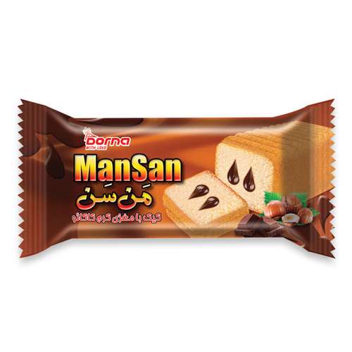 کیک من سن کاکائو با مغزی کاکائوی درنا 135 گرم 20 عددی 