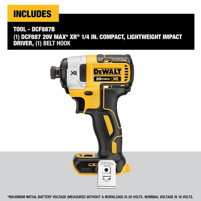 پیچ گوشتی شارژی دیوالت مدل DCF887B