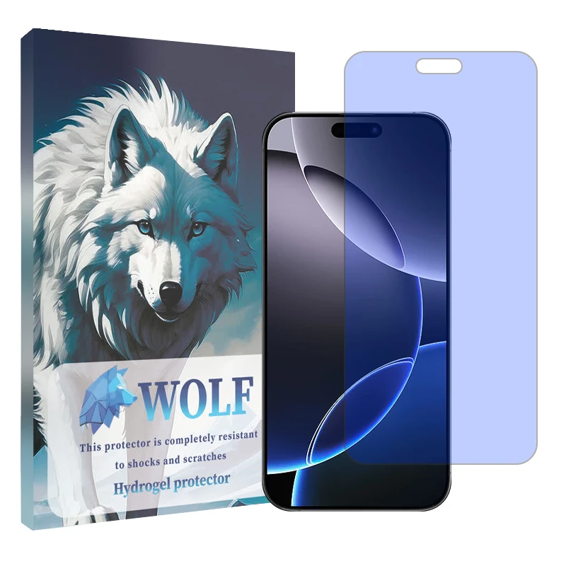 محافظ صفحه نمایش آنتی بلو ولف مناسب برای گوشی موبایل اپل iPhone 16 Pro Max