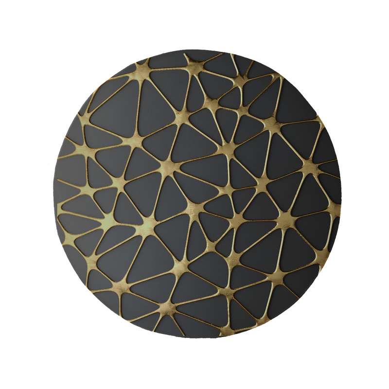 پادری مدل دایره طرح کلاسیک کد 8860 سایز 90 × 90 سانتی متر