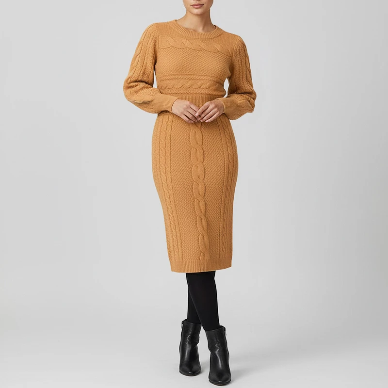 ست پلیور و دامن زنانه مدل B1