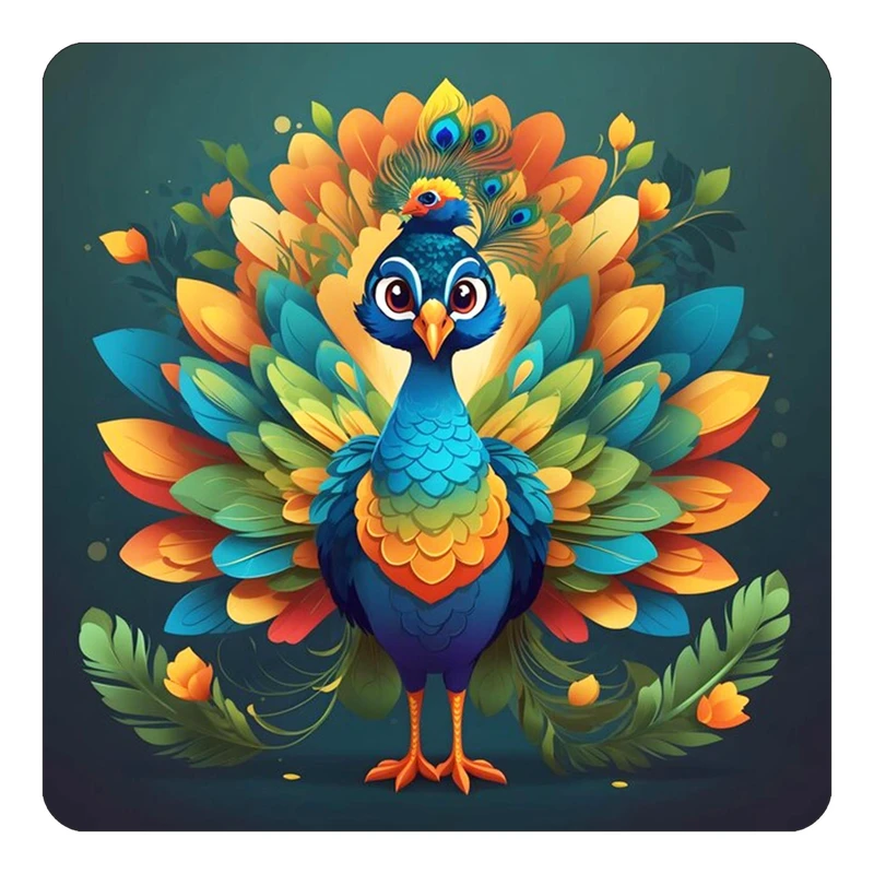 مگنت کاکتی طرح حیوانات رنگی مدل mp26672