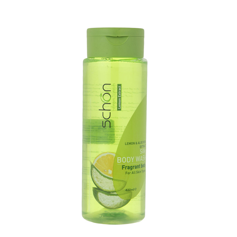 شامپو بدن شون مدل Aloevera and Lemon حجم 420 میلی لیتر مجموعه 2 عددی شامپو بدن شون مدل Aloevera and Lemon حجم 420 میلی لیتر مجموعه 2 عددی