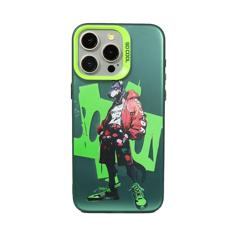 کاور طرح دار Creative Case مدل سگ نیویورکی مناسب برای گوشی موبایل اپل IPHONE 15 Promax