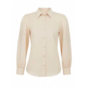 شومیز آستین بلند یقه هفت زنانه مدل g.85