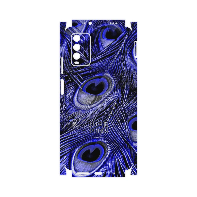 برچسب پوششی ماهوت مدل Purple Feather-FullSkin مناسب برای گوشی موبایل شیائومی Redmi Note 9 4G