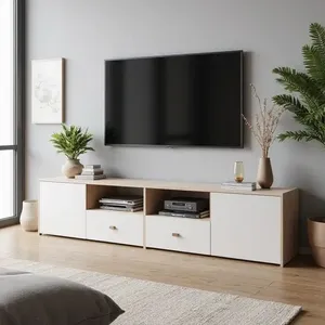 میز تلویزیون مدل 2118 مناسب برای تلویزیون تا 75 اینچ