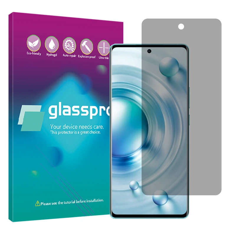 محافظ صفحه نمایش حریم شخصی گلس پرو مدل Resistant مناسب برای گوشی موبایل ویوو X80