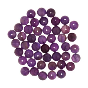 مهره دستبند مدل آمیتیست بسته 45 عددی