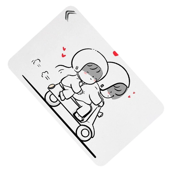 استیکر کارت بانکی طرح عاشقانه فانتزی مدل CAC722-K-G1-179