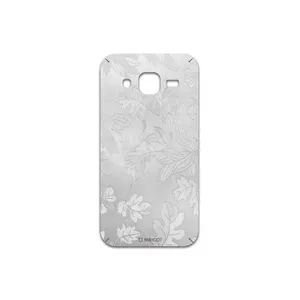 MAHOOT Silver-Wildflower Cover Sticker for Samsung Galaxy Core Prime