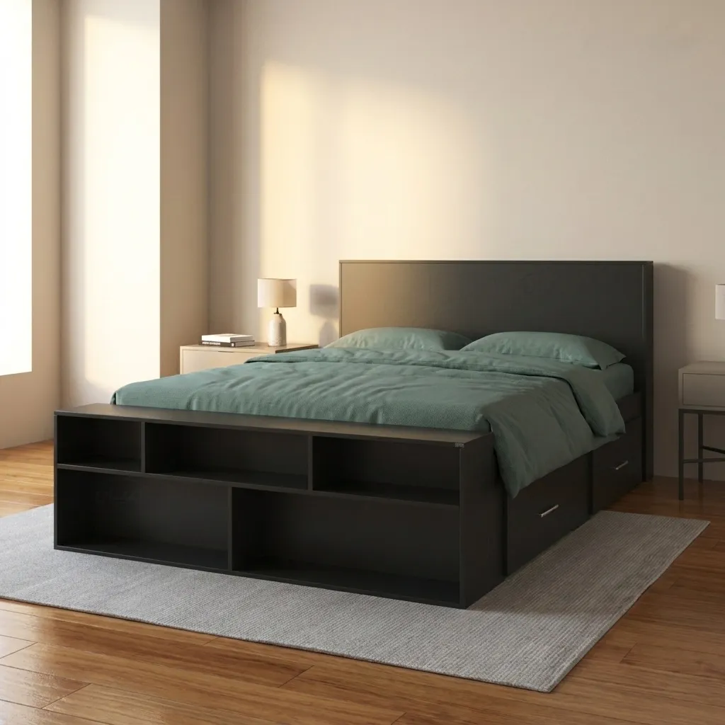 تخت خواب دونفره اعیان مدل FH356 سایز 160x200 سانتی متر