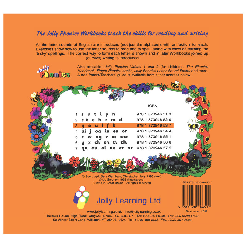 قیمت و خرید کتاب jolly Phonics Workbook 3 اثر Sara Wernham and Sue ...