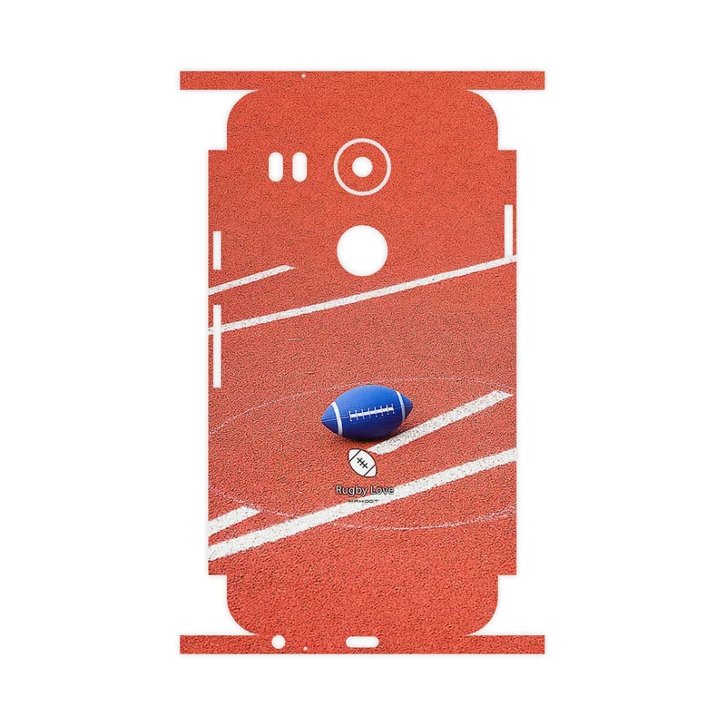 برچسب پوششی ماهوت مدل Rugby football-FullSkin مناسب برای گوشی موبایل گوگل Nexus 5X