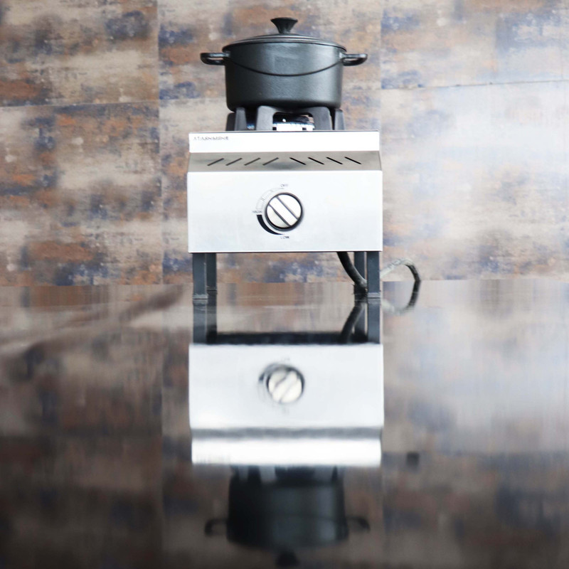 اجاق گاز تک شعله آتش‌ مهر مدل خوراک‌ پزی آتوسا