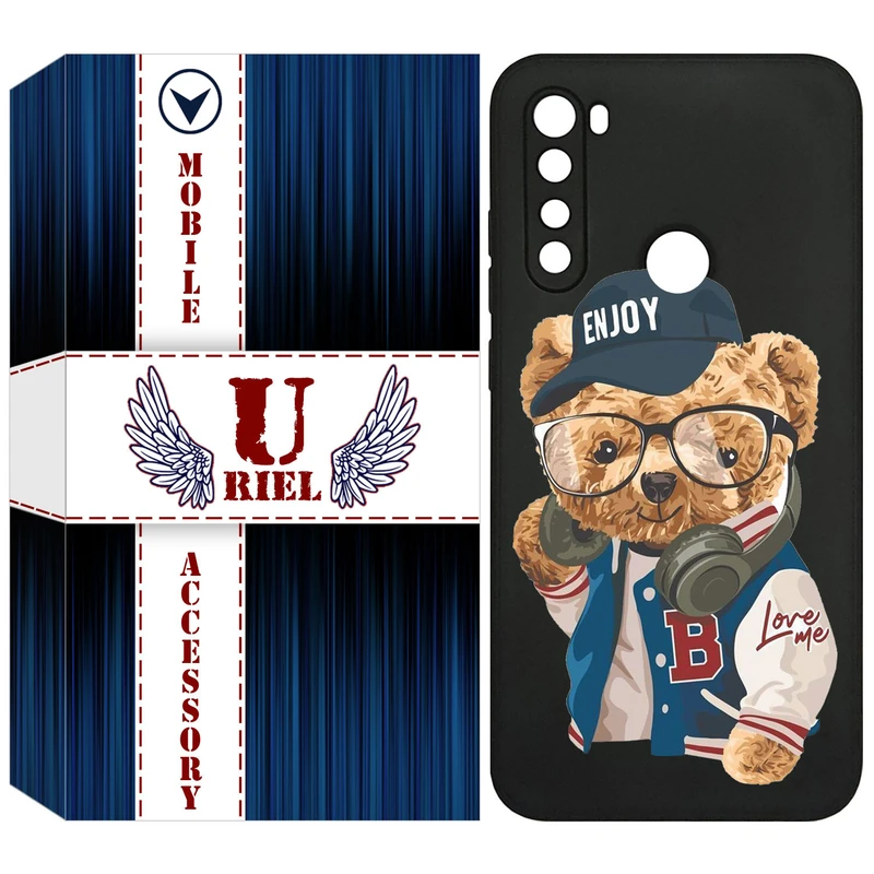 کاور یوریل قاب مدل KSH کد 35 طرح تدی مناسب برای گوشی موبایل شیائومی Redmi Note 8