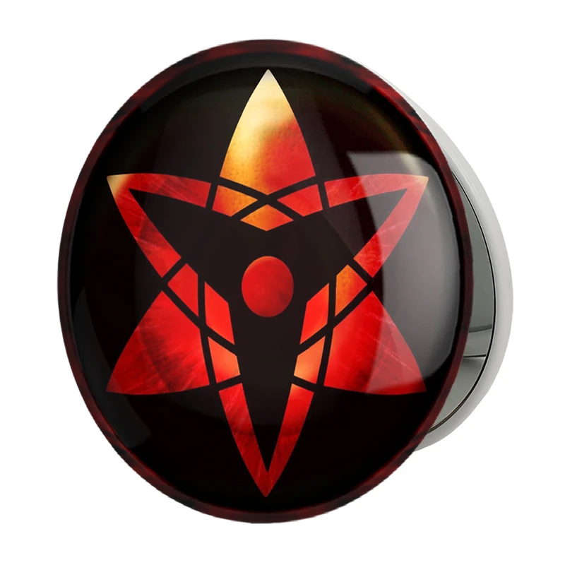 آینه جیبی خندالو طرح انیمه ناروتو شارینگان مدل تاشو کد 10576 