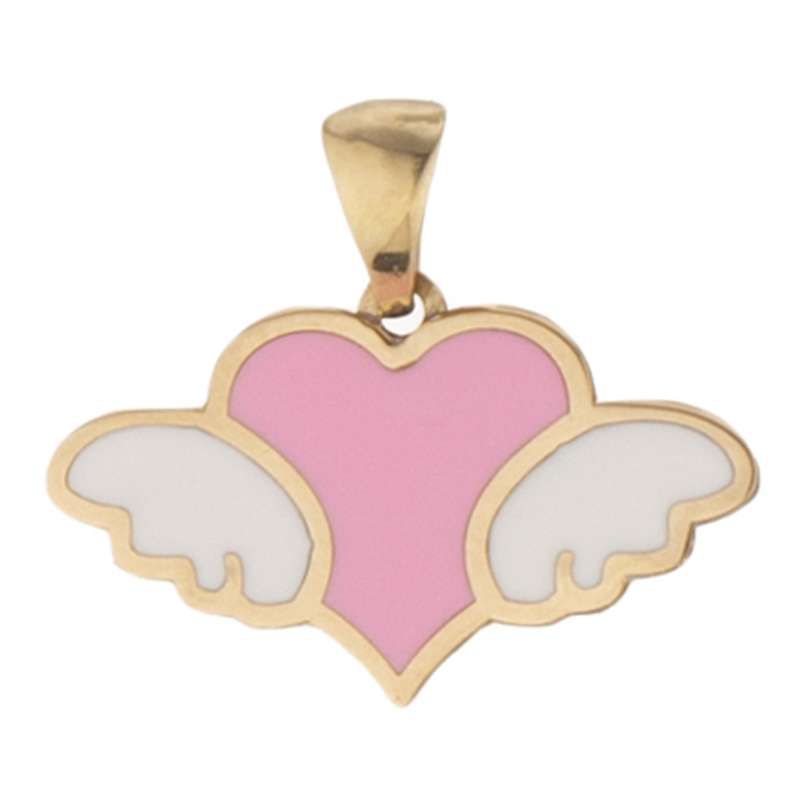 آویز گردنبند طلا 18 عیار دخترانه طلای مستجابی مدل 55116