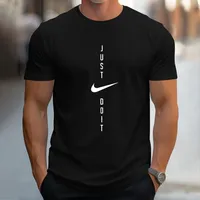 تی شرت آستین کوتاه مردانه مدل jo کد f7577&nbsp;رنگ مشکی