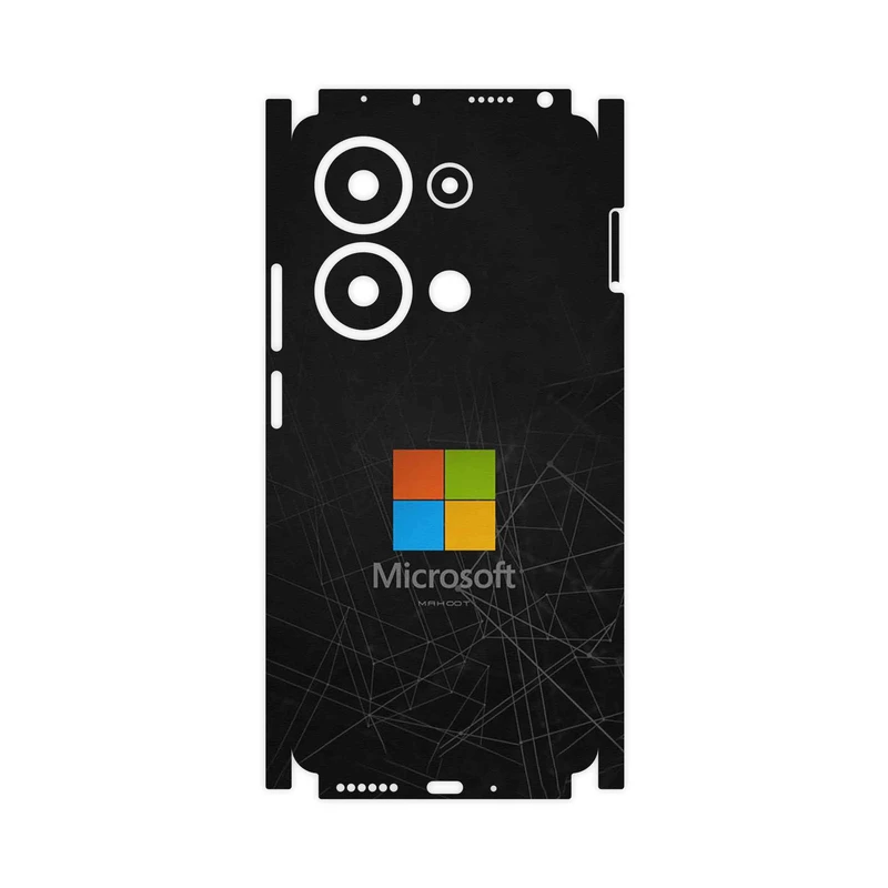 برچسب پوششی ماهوت مدل Microsoft_Logo-FullSkin مناسب برای گوشی موبایل شیائومی Poco M6 Pro 4G