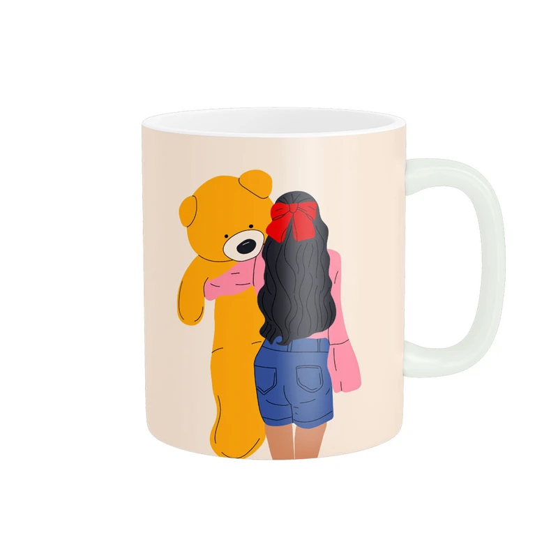 ماگ پادآفرین مدل عشق طرح قلب LOVE کد p6377