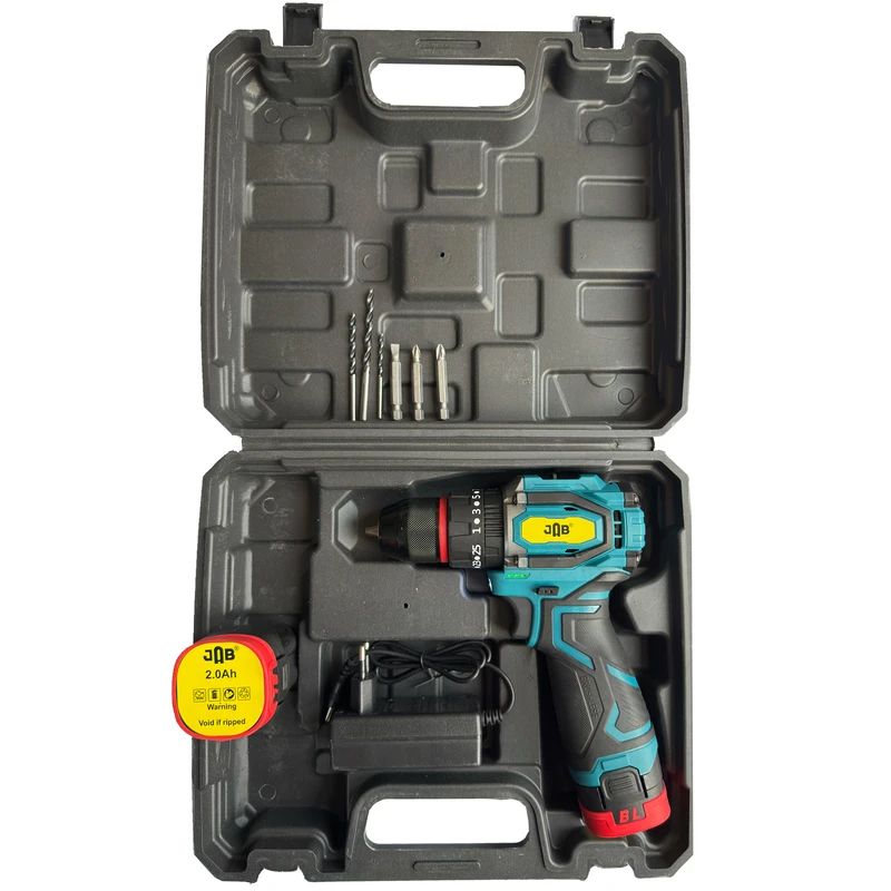 پیچ گوشتی شارژی 98 ولت جاب مدل JB-8620 مجموعه 11 عددی