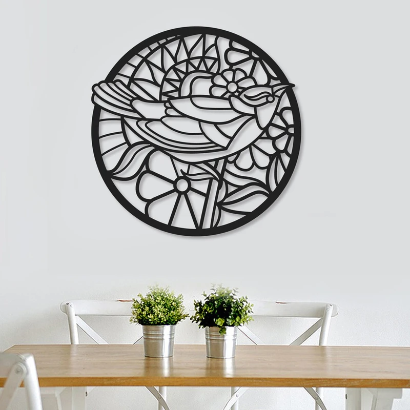 استیکر دیواری طرح پرنده کد 020