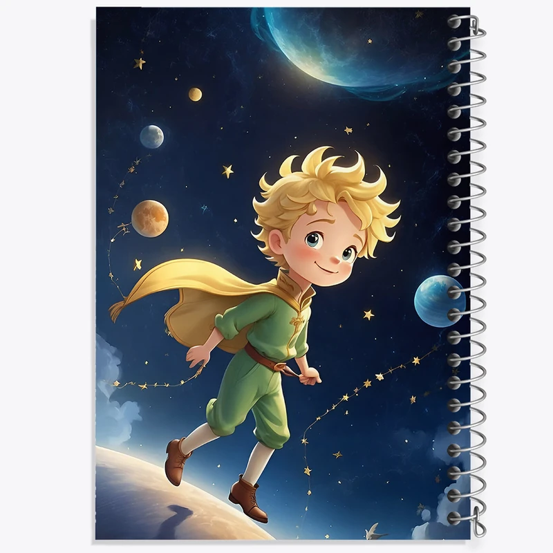 دفتر مشق 100 برگ خندالو طرح شازده کوچولو کد N4898