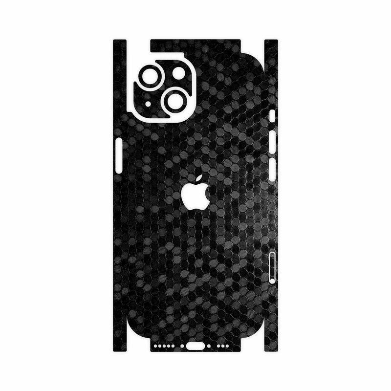 برچسب پوششی ماهوت مدل Honey-Comb-Circle-FullSkin مناسب برای گوشی موبایل اپل iPhone 15