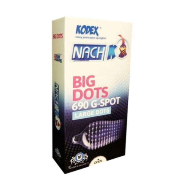 کاندوم ناچ کدکس مدل Big Dots بسته 10 عددی -  - 1