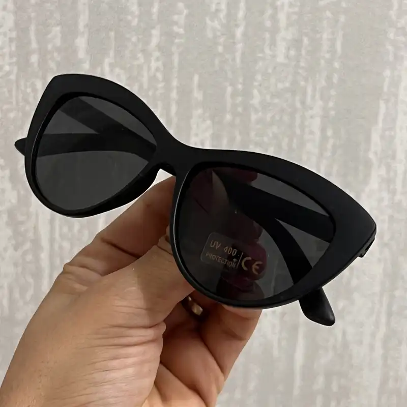 عینک آفتابی بچگانه مدل فانتزی گربه ای کد SN BL K