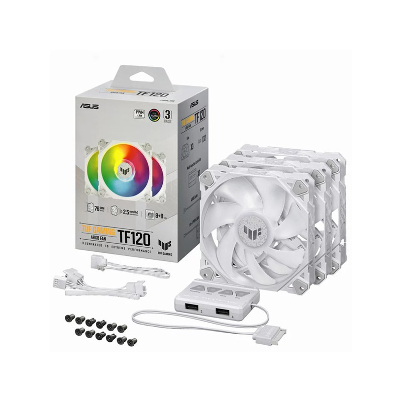 فن کیس ایسوس مدل TUF Gaming TF120 ARGB 3in1