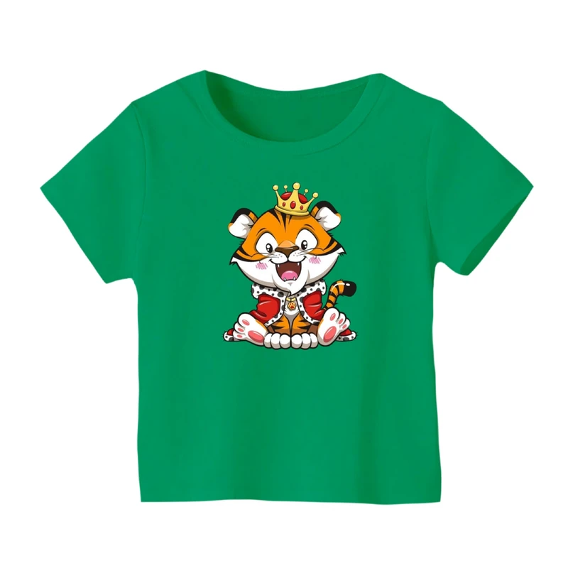 تی شرت آستین کوتاه بچگانه مدل ببر کد ۶