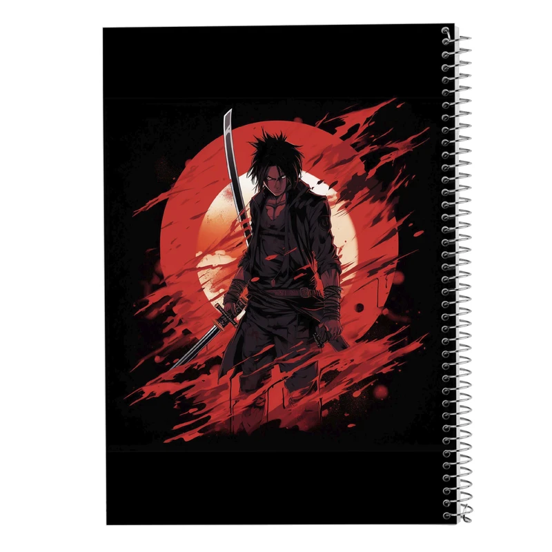 دفتر ژورنال نویسی 50 برگ مدوپد مدل نقطه ای طرح Naroto کد DF11159