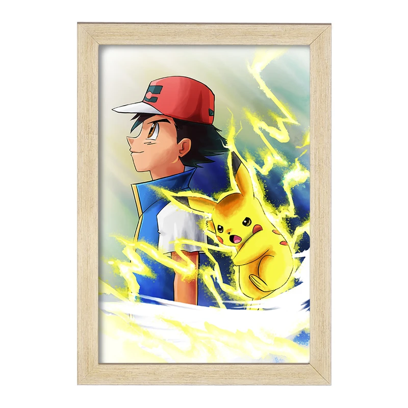 تابلو خندالو مدل انیمه پوکمون (Pokemon) کد F2156