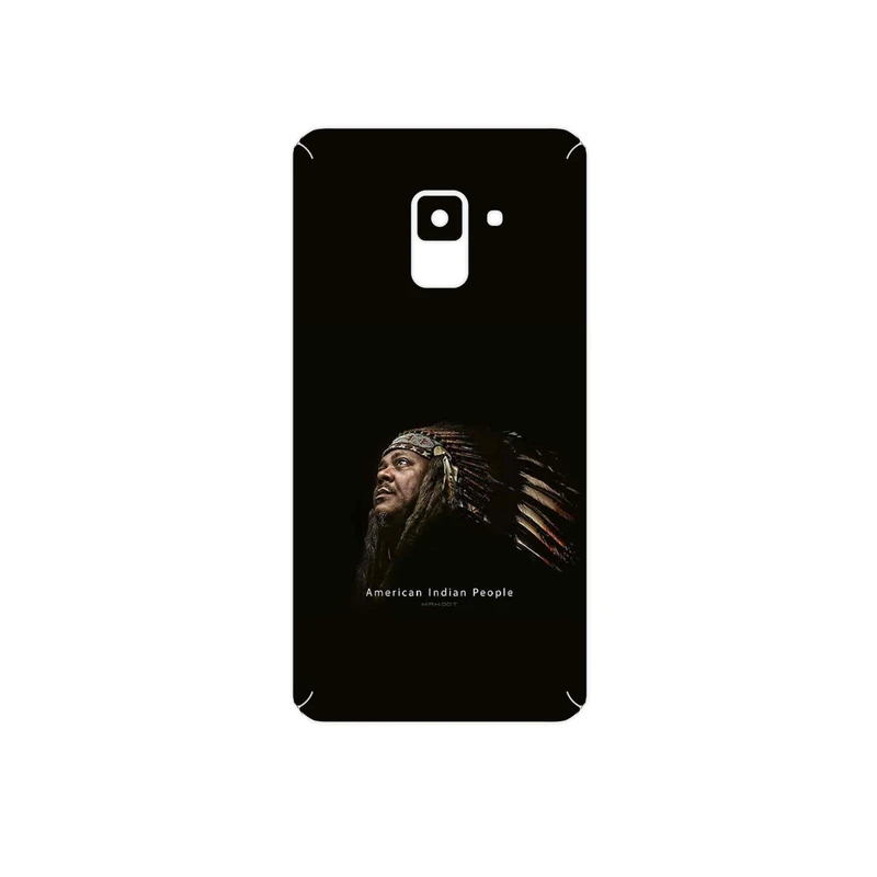 برچسب پوششی ماهوت مدل Portrait of an Indian Man مناسب برای گوشی موبایل سامسونگ Galaxy A8 2018