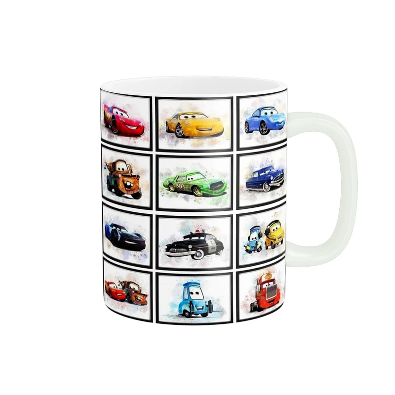 ماگ طرح ماشین های انیمیشن مک کویین کد M175