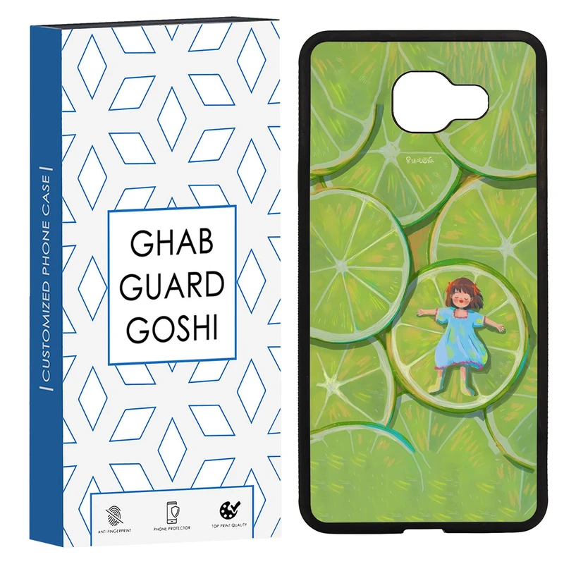 کاور قاب گارد گوشی طرح دختر لیمویی کد TPU-258 مناسب برای گوشی موبایل سامسونگ Galaxy A7 2016 / A710