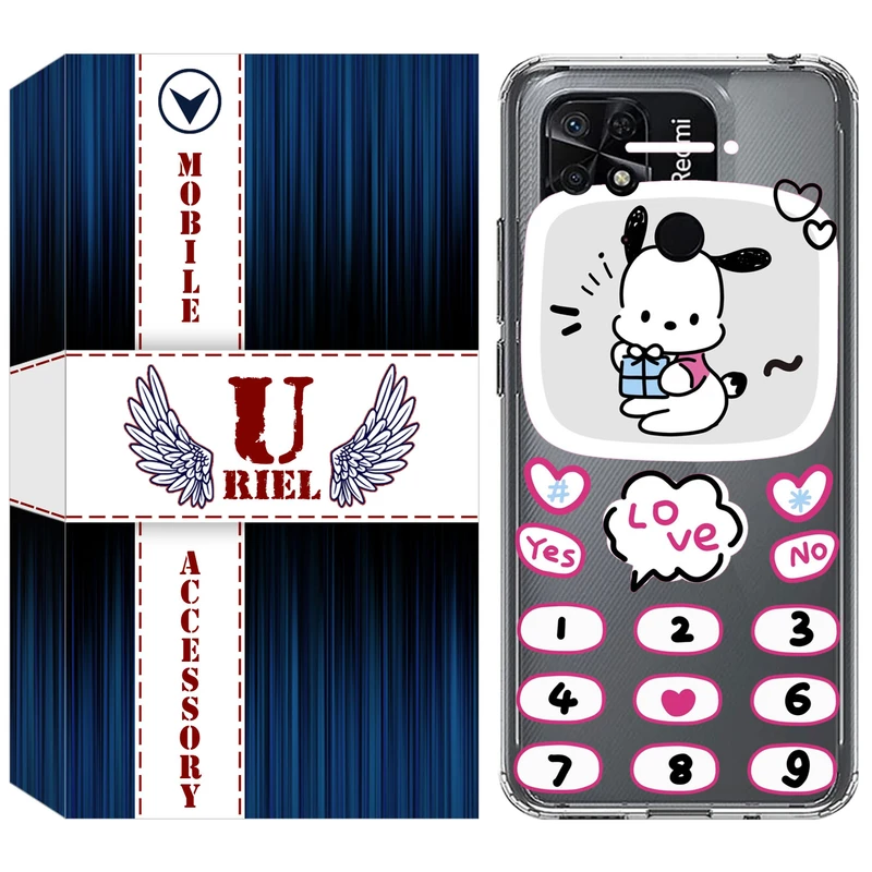 کاور یوریل مدل Clear کد 16 طرح موبایلی مناسب برای گوشی موبایل شیائومی Redmi 10C