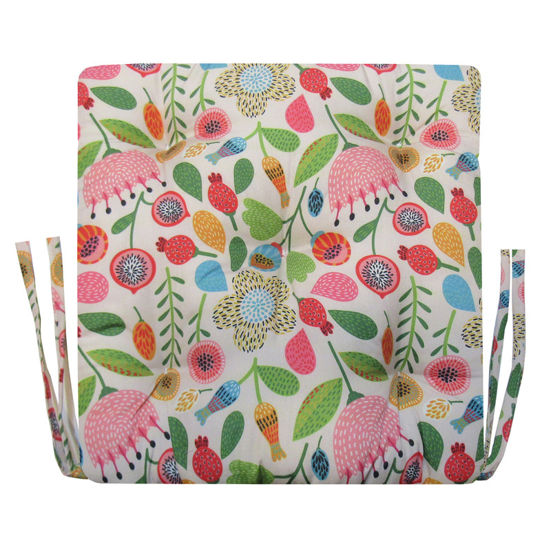 تشک صندلی هوم اند لایف مدل روشنا طرح گل