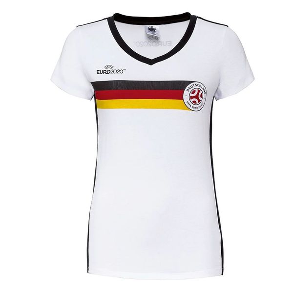 تی شرت ورزشی زنانه یوفا یورو 2020 مدل باشگاهی آلمان کد Ak01-039