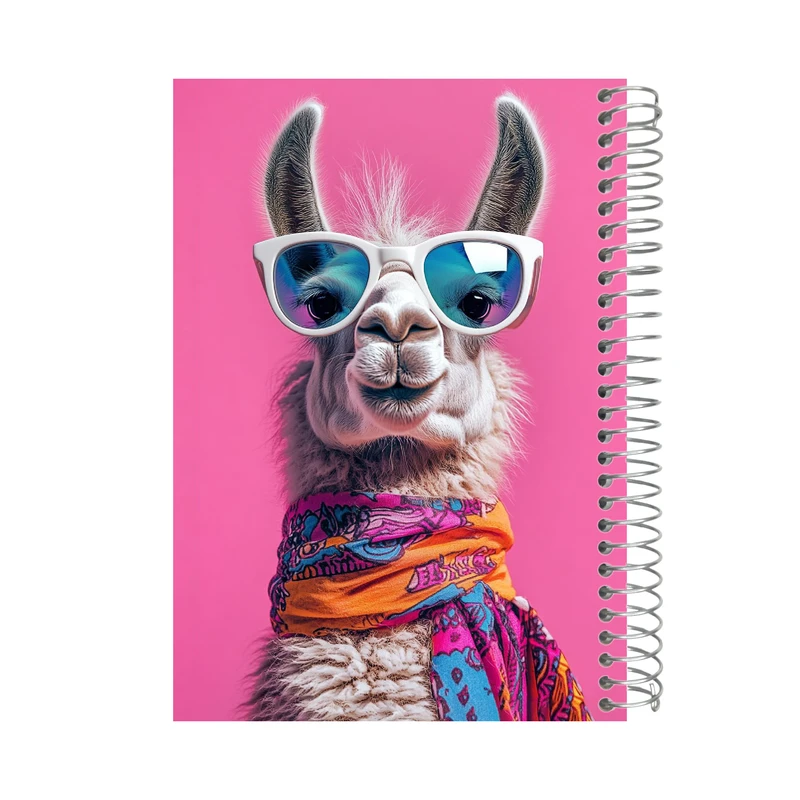 دفتر یادداشت 80 برگ نوتیوا طرح شتر لاما کد n114