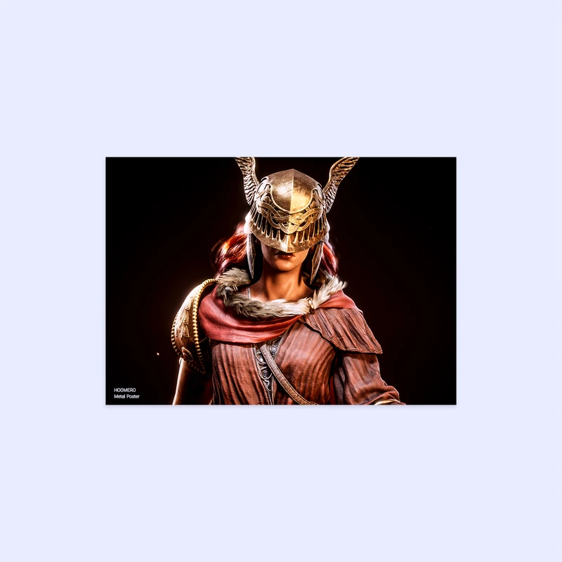 پوستر هومرو مدل فلزی طرح الدن رینگ کد PS383