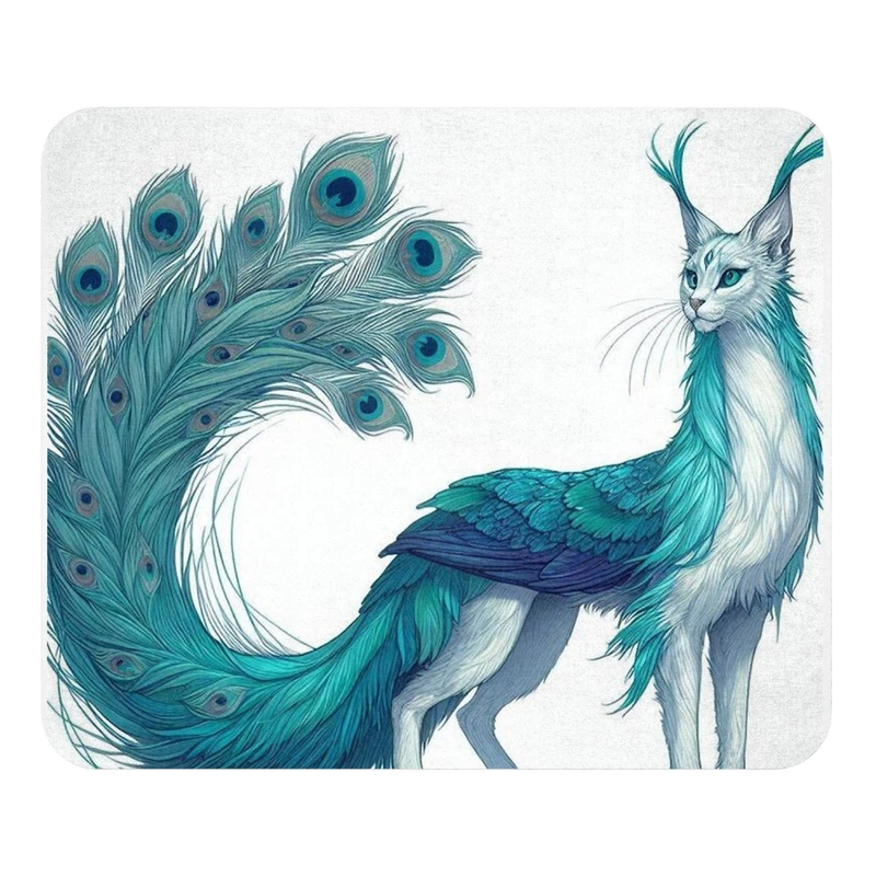 ماوس پد مدل پرنده طاووس سایز 19x24 سانتی متر