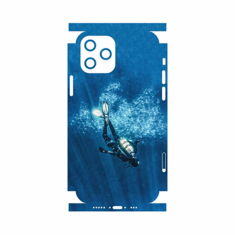 برچسب پوششی ماهوت مدل Scuba-Diving-FullSkin مناسب برای گوشی موبایل اپل iPhone 12 Pro
