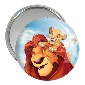 آینه جیبی خندالو مدل شیرشاه Lion King  کد 10703