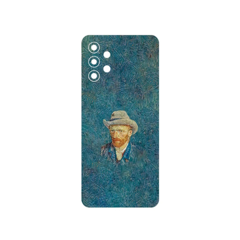 برچسب پوششی ماهوت مدل Self portrait with a gray felt hat مناسب برای گوشی موبایل سامسونگ Galaxy A32