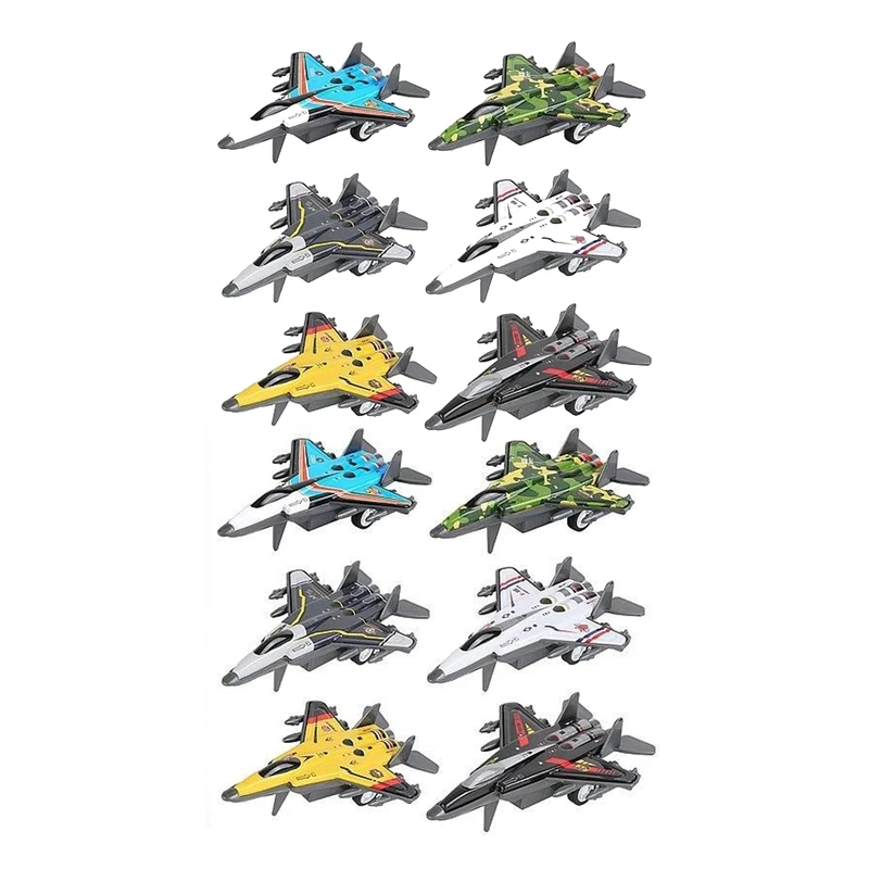 ماکت هواپیما مدل جت 3 کد 1036 مجموعه 12 عددی